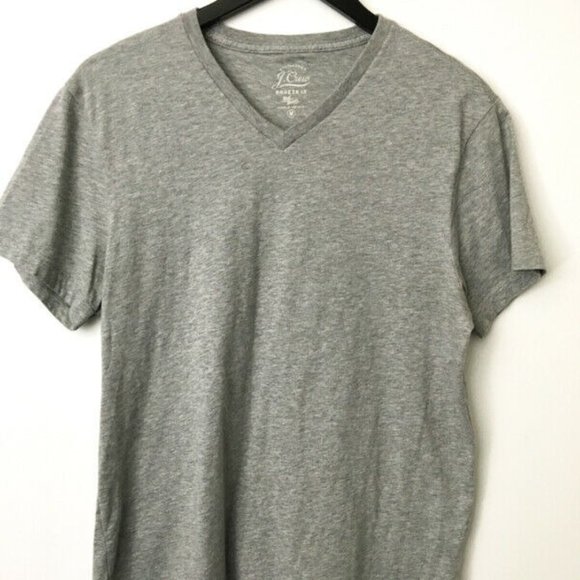 J Crew Basic Minimal Tee Shirt V-neck Short Sleeve - Picture 2 of 6